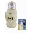 Light Bulb Socket w/ Outlets and Switch